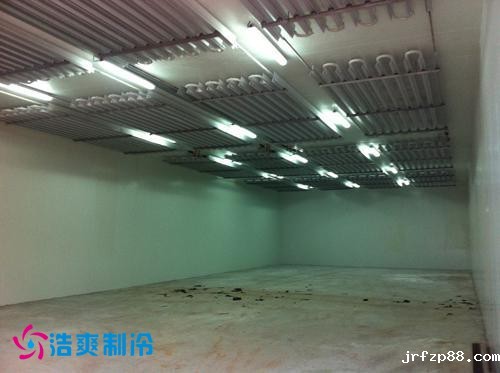 冷库建造施工中